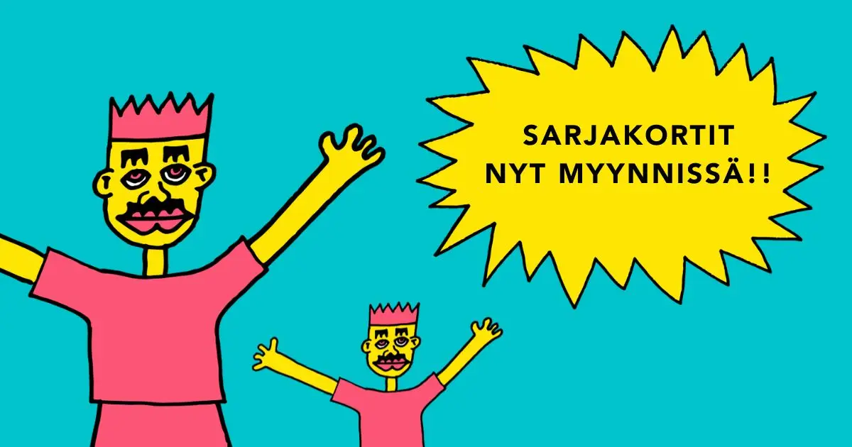 Sarjakortit nyt myynnissä!